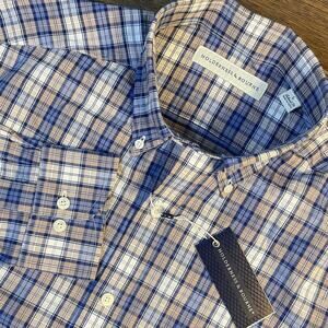 Holderness & Bourne The Andrews‎ Shirt Men’s L Tailored Fit Stretch Plaid $168